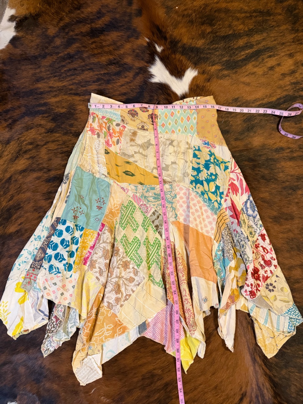 Jaded Gypsy Bohemian Patchwork Maxi Skirt NWT - Picture 6 of 6